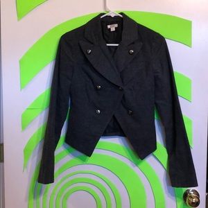 Military style short jacket